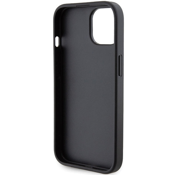 MagSafe-deksel for Apple iPhone 15, Karl Lagerfeld, Saffiano Gripstand Choupette, Svart