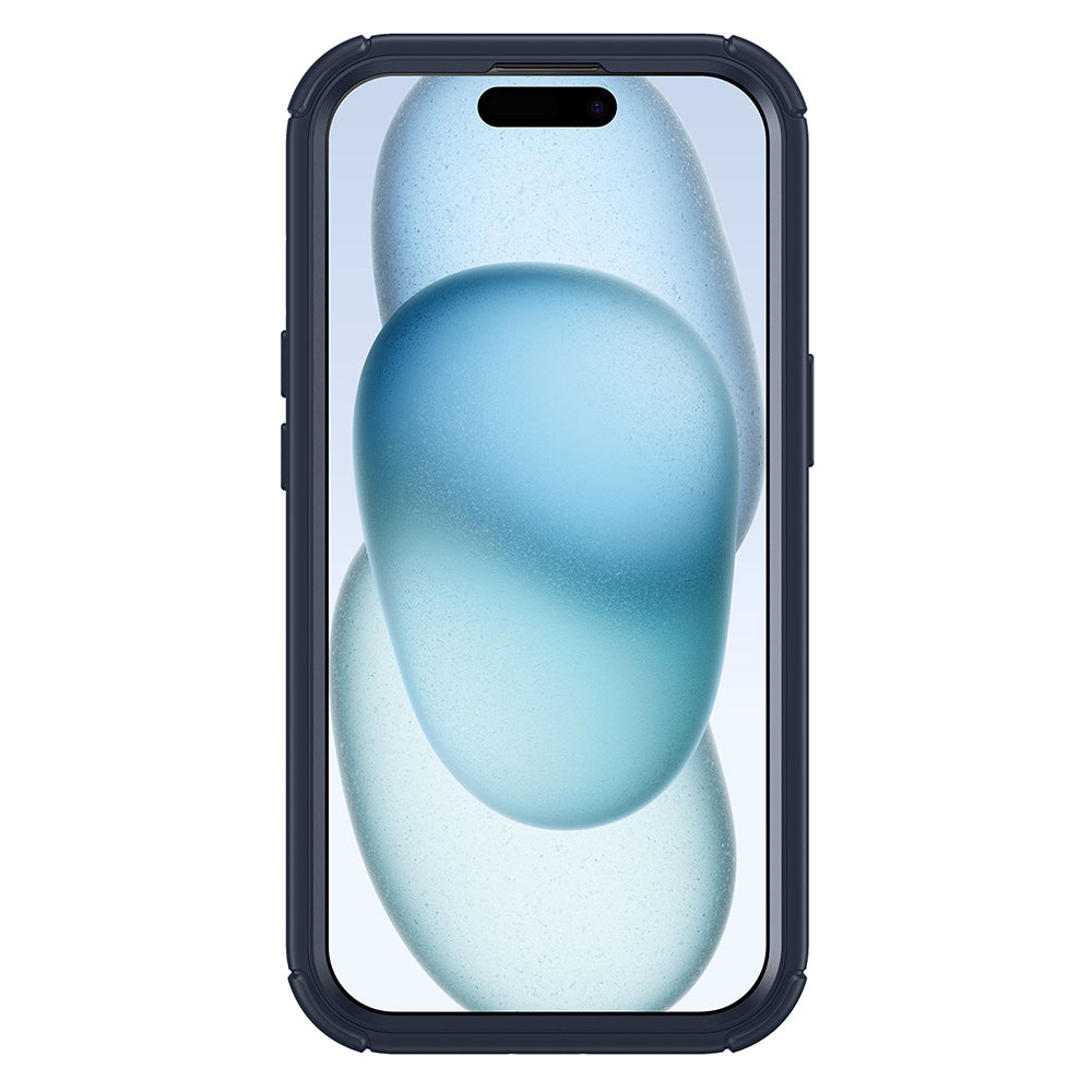 MagSafe-deksel for Apple iPhone 15 Plus, ESR, Armor Tough Kickstand, Marineblå Transparent