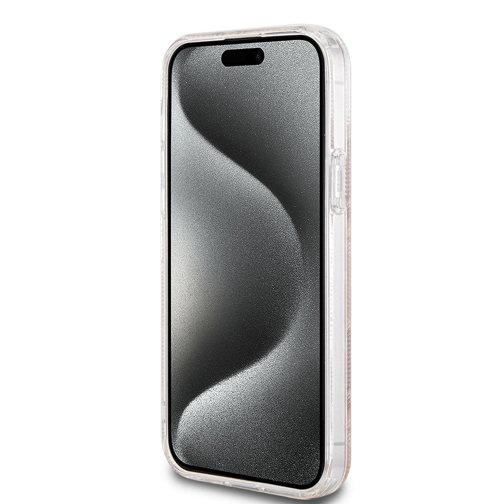 MagSafe-deksel for Apple iPhone 15 Plus, Guess, IML Gcube, Brun