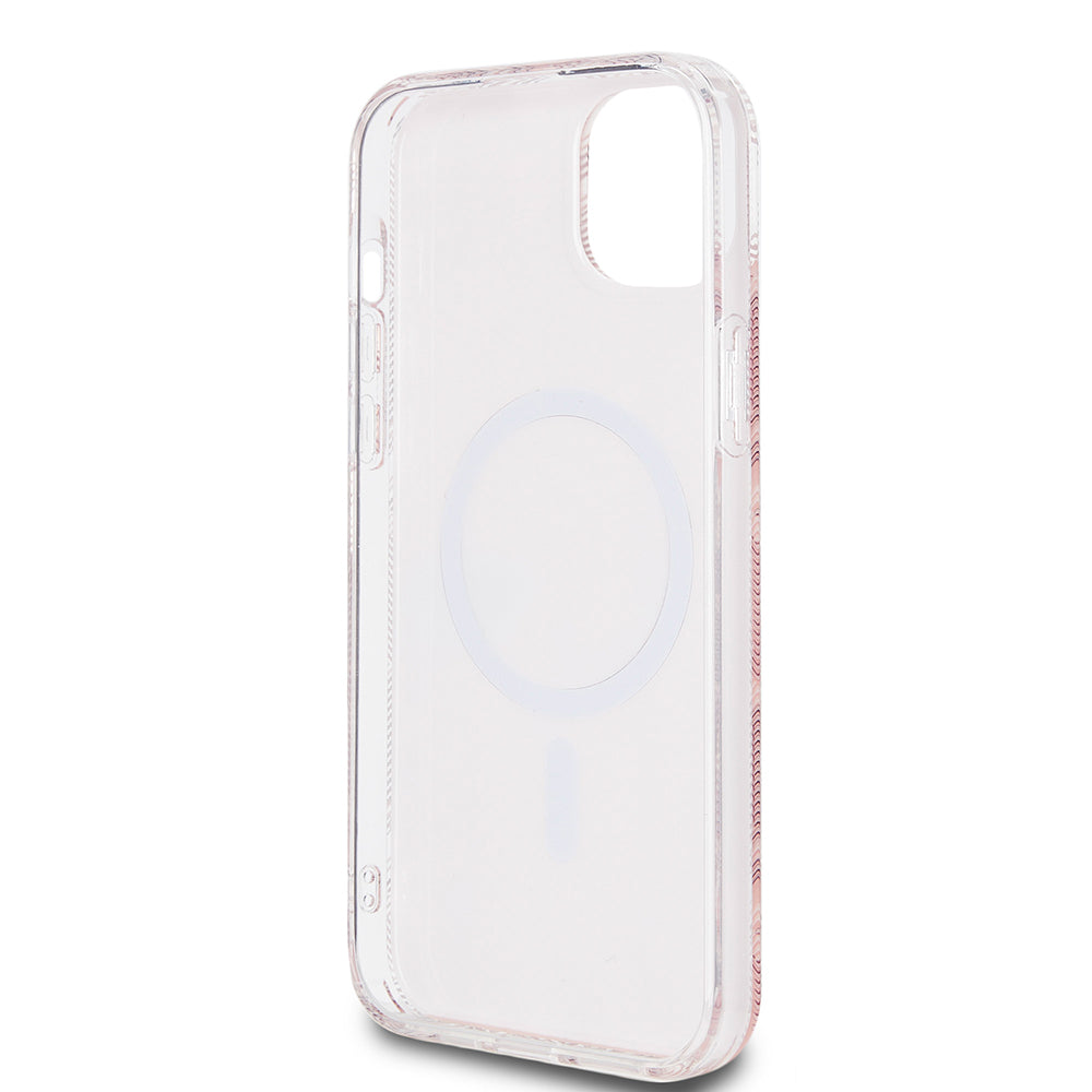 MagSafe-deksel for Apple iPhone 15 Plus, Guess, IML Gcube, Rosa