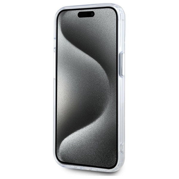 MagSafe-deksel for Apple iPhone 15 Plus, Karl Lagerfeld, IML Metal Choupette's Head, Hvit
