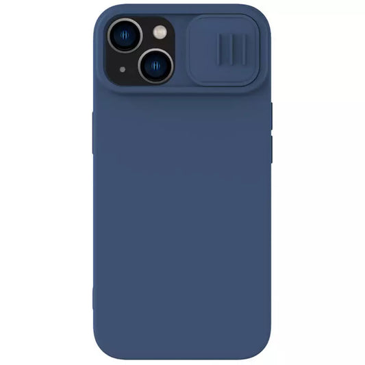 MagSafe-deksel for Apple iPhone 15 Plus, Nillkin, CamShield Silky, Blå