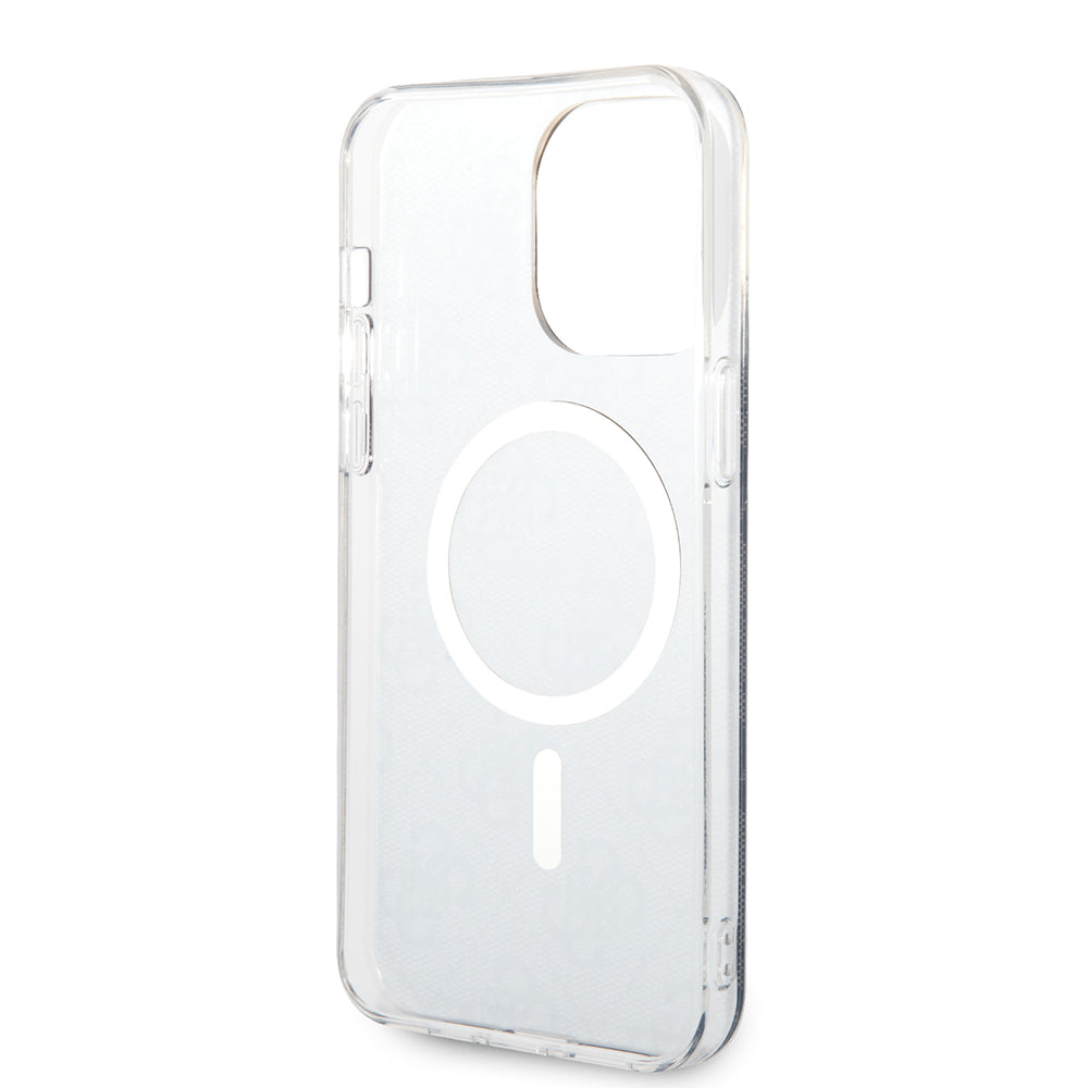 MagSafe-deksel for Apple iPhone 15 Pro, Guess, 4G IML, Svart GUHMP15LH4STK