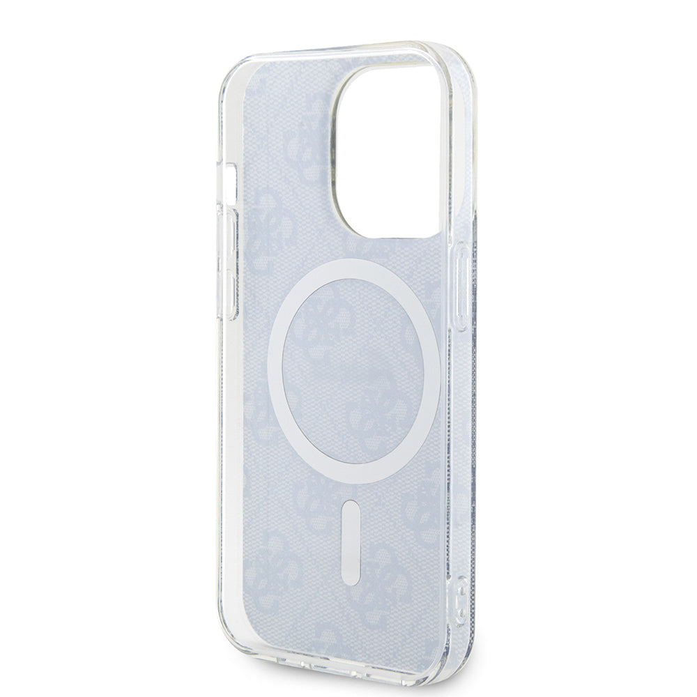 MagSafe-deksel for Apple iPhone 15 Pro, Guess, IML 4G, Blå