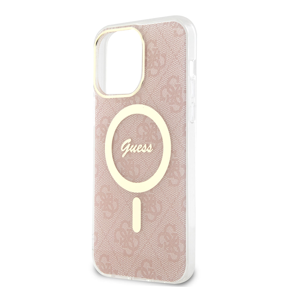 MagSafe-deksel for Apple iPhone 15 Pro, Guess, IML 4G, Rosa