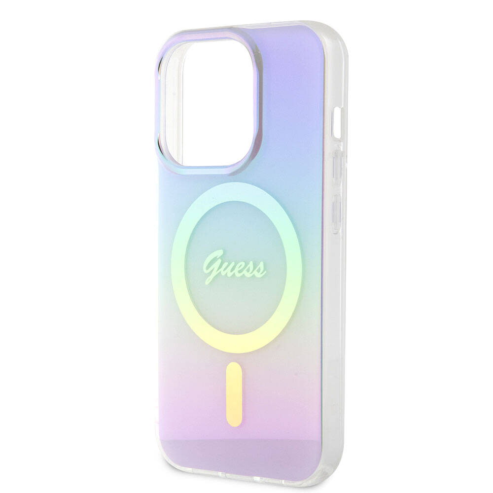 MagSafe-deksel for Apple iPhone 15 Pro, Guess, IML Iridescent, Lilla