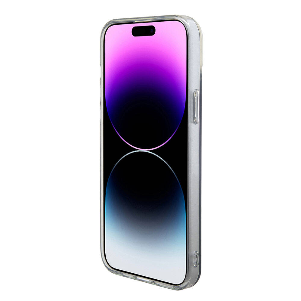 MagSafe-deksel for Apple iPhone 15 Pro, Guess, IML Iridescent, Flerfarget