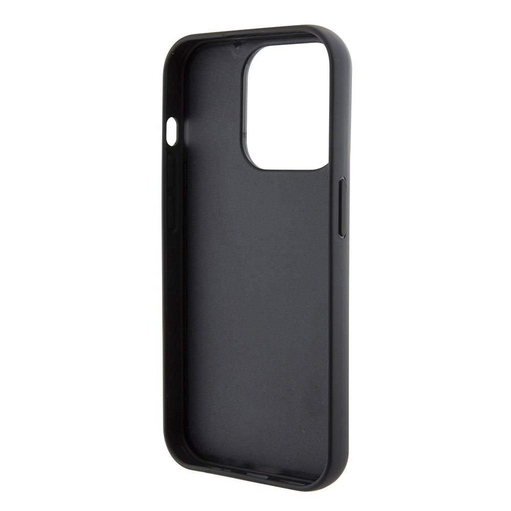 MagSafe-deksel for Apple iPhone 15 Pro, Karl Lagerfeld, Saffiano Gripstand Choupette, Svart