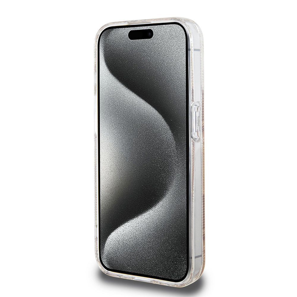 MagSafe-deksel for Apple iPhone 15 Pro Max, Guess, IML Gcube, Brun