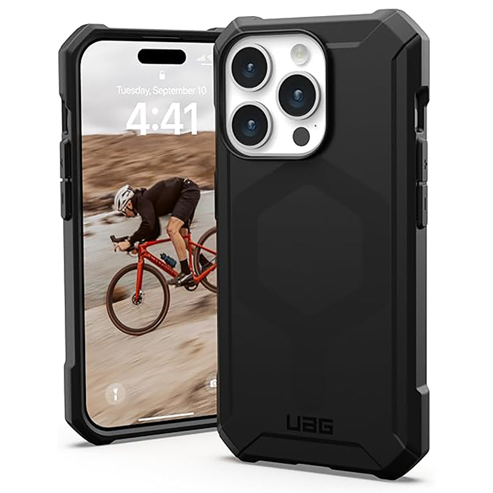 MagSafe-deksel for Apple iPhone 15 Pro Max, Urban Armor Gear, Essential Armor, svart