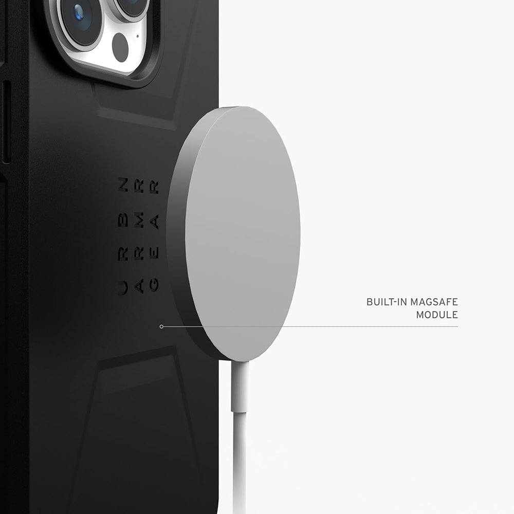 MagSafe-deksel for Apple iPhone 15 Pro Max, Urban Armor Gear, Essential Armor, svart