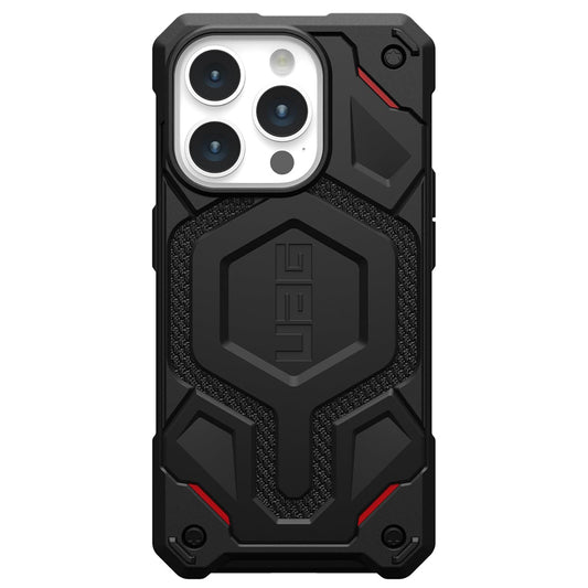 MagSafe-deksel for Apple iPhone 15 Pro, Urban Armor Gear, Monarch Pro Kevlar, svart
