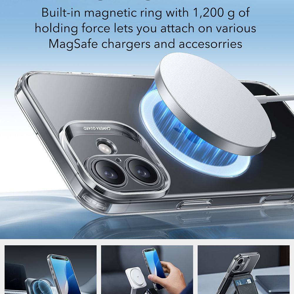 MagSafe deksel for Apple iPhone 16, ESR, Zero, Gjennomsiktig
