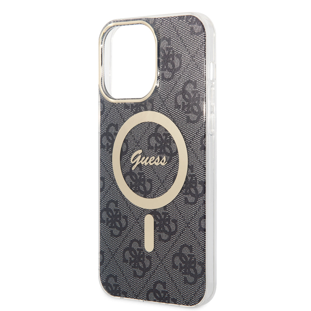 MagSafe-deksel for Apple iPhone 16, Guess, IML 4G, Svart