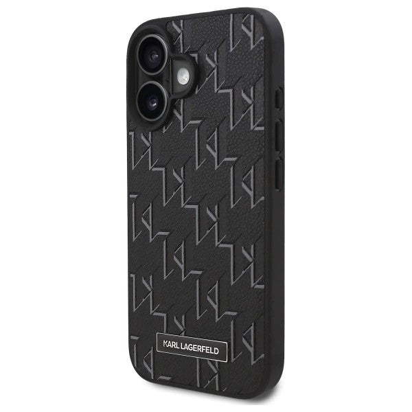 MagSafe-deksel for Apple iPhone 16, Karl Lagerfeld, Hot Stamp, Svart