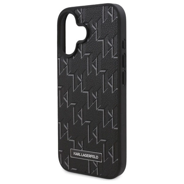 MagSafe-deksel for Apple iPhone 16, Karl Lagerfeld, Hot Stamp, Svart