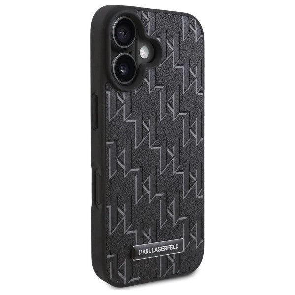 MagSafe-deksel for Apple iPhone 16, Karl Lagerfeld, Hot Stamp, Svart