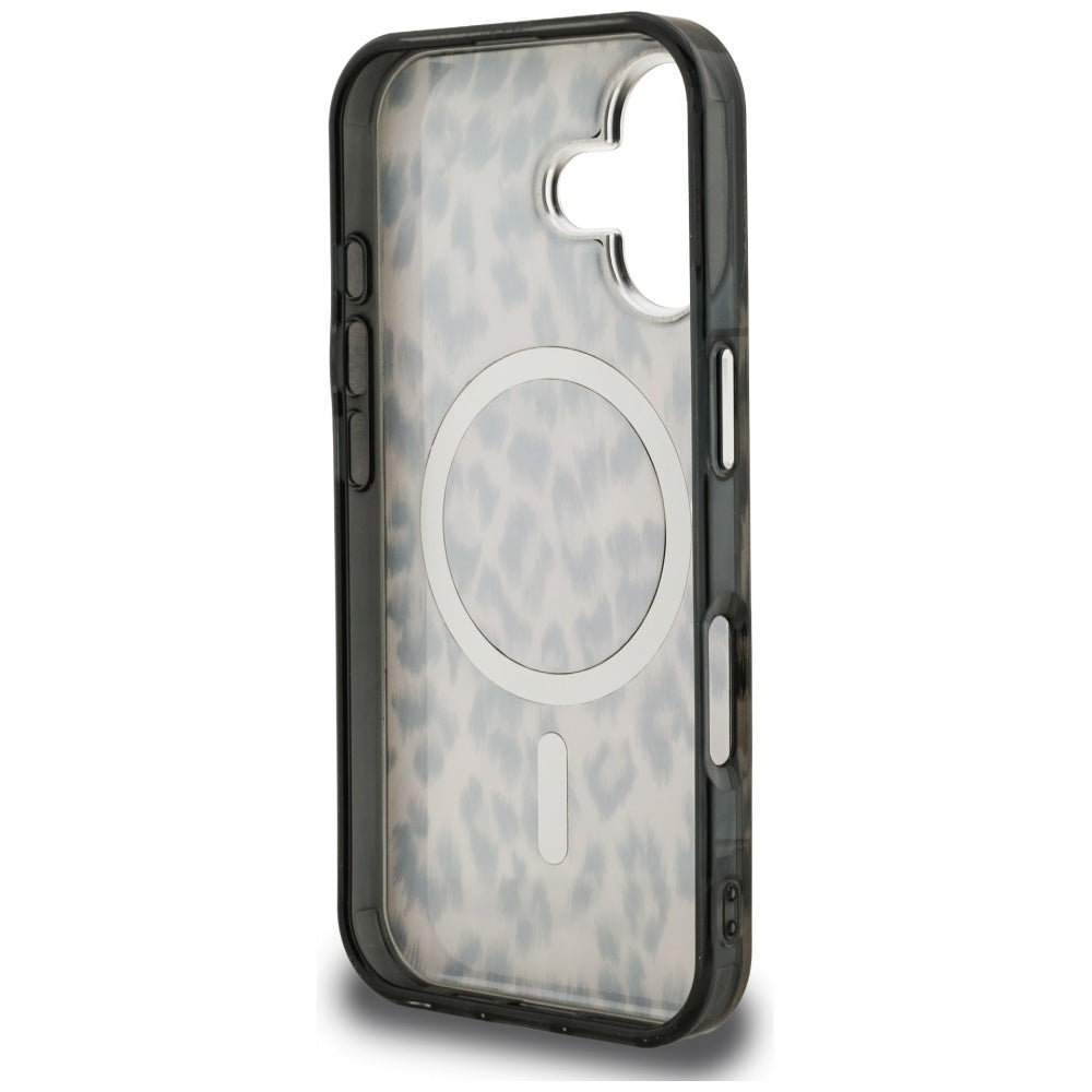 MagSafe-deksel for Apple iPhone 16, Karl Lagerfeld, IML Leopard-mønster, Brun