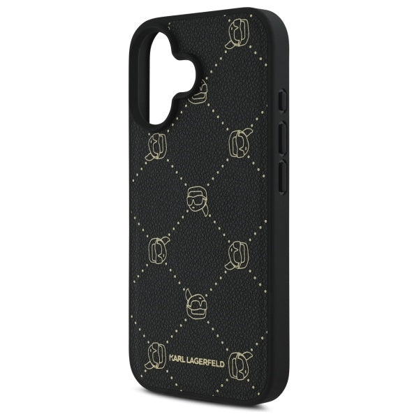 MagSafe-deksel for Apple iPhone 16, Karl Lagerfeld, Karl's Head, Svart