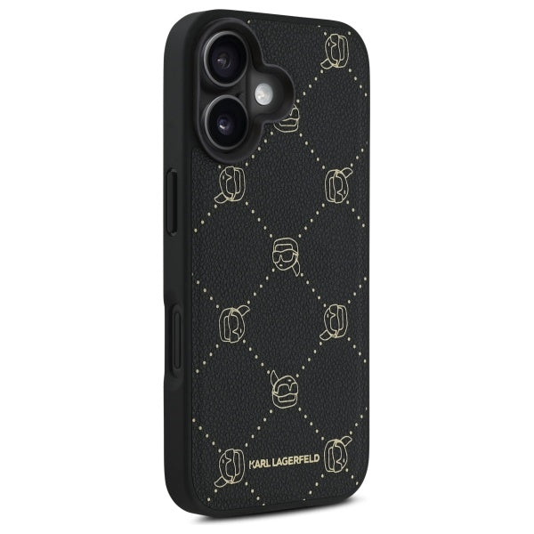 MagSafe-deksel for Apple iPhone 16, Karl Lagerfeld, Karl's Head, Svart