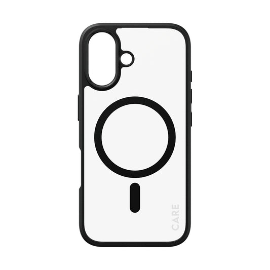 MagSafe-deksel for Apple iPhone 16, PanzerGlass, Care Urban Combat, Svart Gjennomsiktig