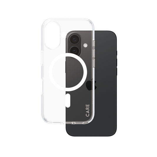 MagSafe-deksel for Apple iPhone 16, PanzerGlass, Care Urban Combat, Transparent Hvit
