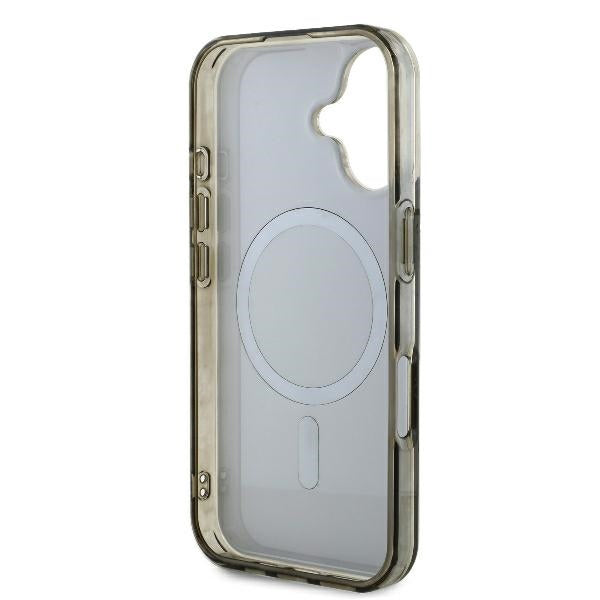 MagSafe-deksel for Apple iPhone 16 Plus, Guess, IML 4G Background, Brun