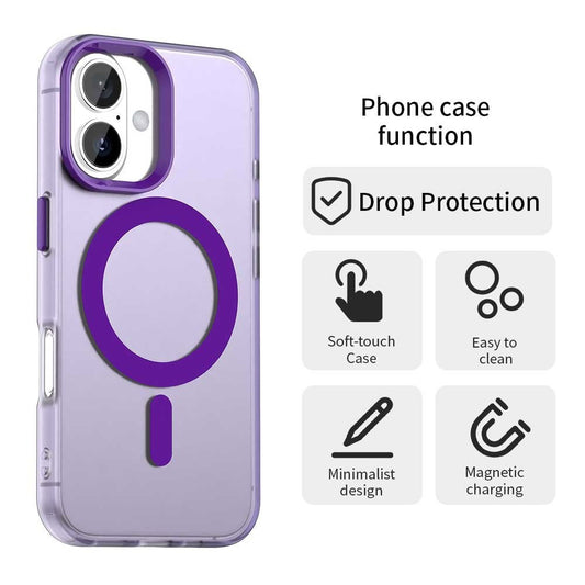 MagSafe-deksel for Apple iPhone 16 Plus, Techsuit, CandyCase, Lilla