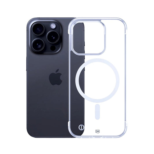 MagSafe-deksel for Apple iPhone 16 Pro, 3MK, Just20g, Transparent