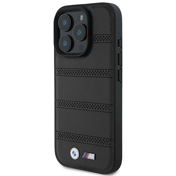 MagSafe-deksel for Apple iPhone 16 Pro, BMW, M Perforated And Stitched Line, Svart