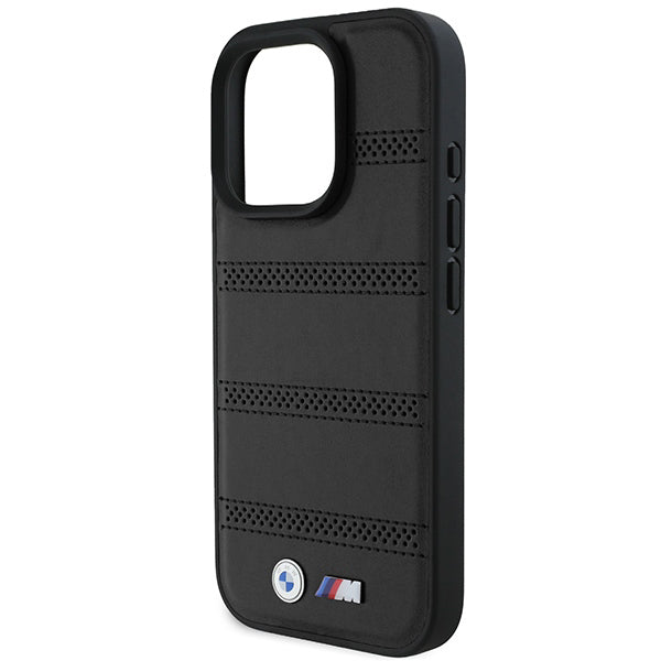 MagSafe-deksel for Apple iPhone 16 Pro, BMW, M Perforated And Stitched Line, Svart