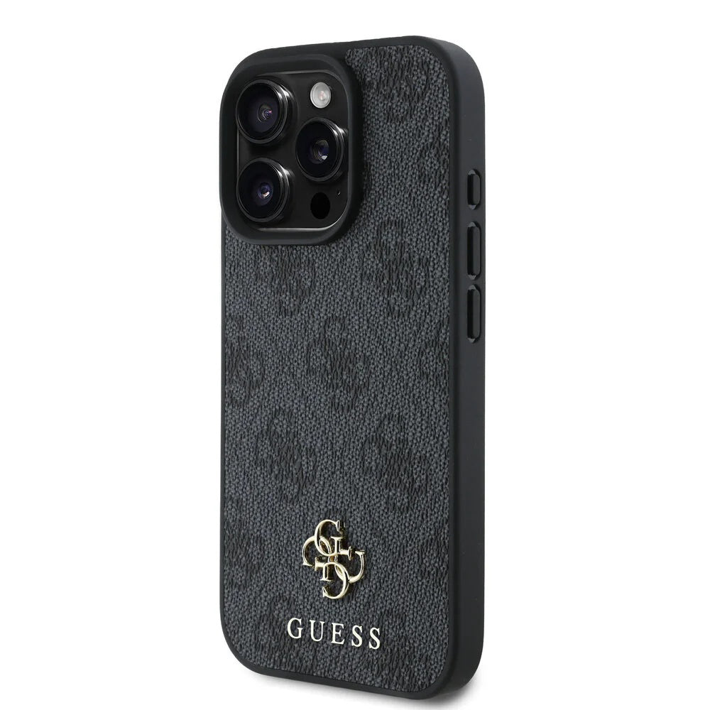MagSafe-deksel for Apple iPhone 16 Pro, Guess, 4G Classic, Svart