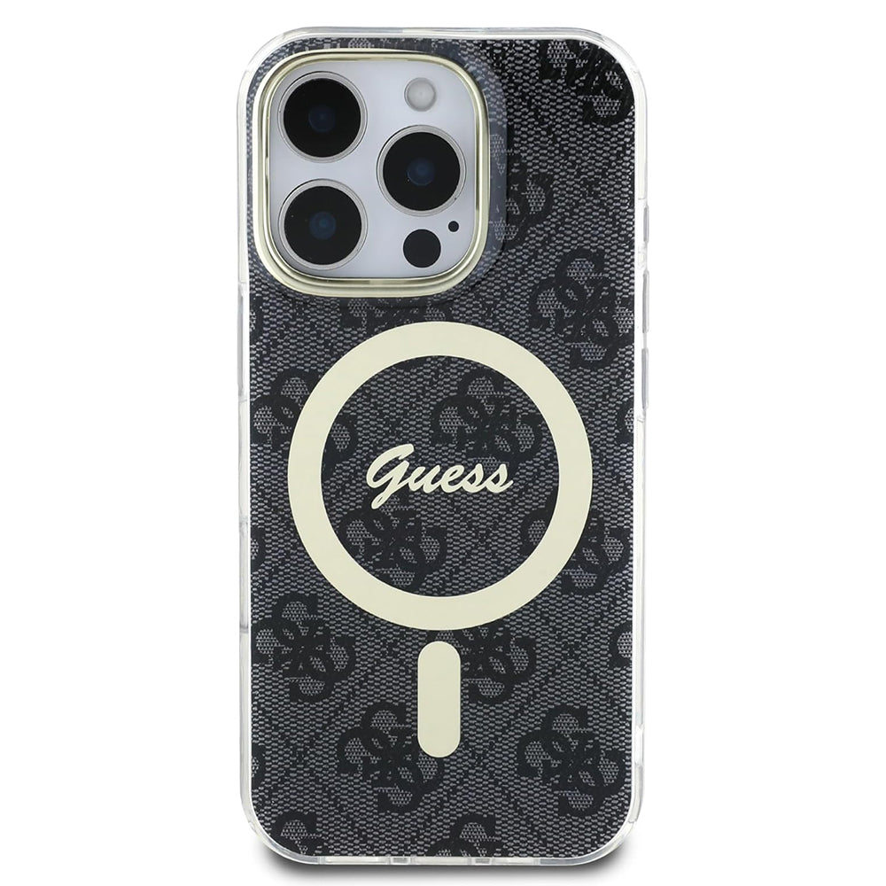 MagSafe-deksel for Apple iPhone 16 Pro, Guess, IML 4G, Svart