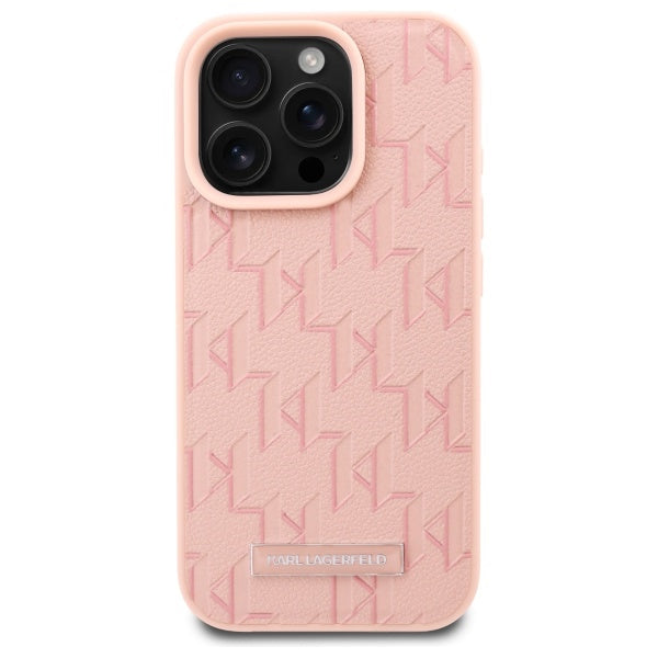 MagSafe deksel for Apple iPhone 16 Pro, Karl Lagerfeld, Hot Stamp, Rosa