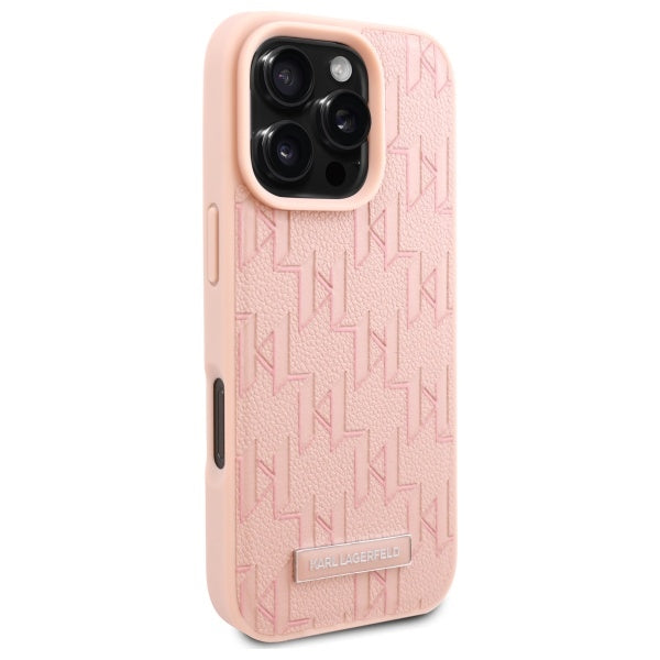 MagSafe deksel for Apple iPhone 16 Pro, Karl Lagerfeld, Hot Stamp, Rosa