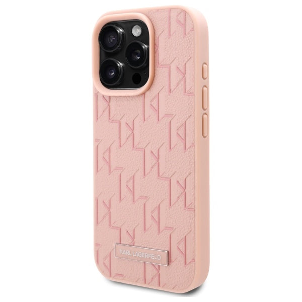 MagSafe deksel for Apple iPhone 16 Pro, Karl Lagerfeld, Hot Stamp, Rosa