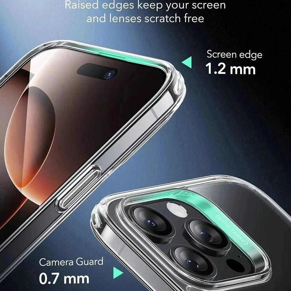 MagSafe-deksel for Apple iPhone 16 Pro Max, ESR, Classic Hybrid Slide, Gjennomsiktig