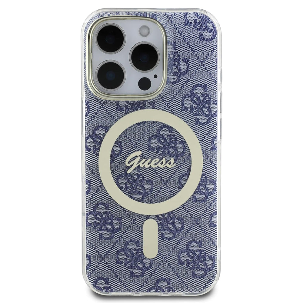MagSafe-deksel for Apple iPhone 16 Pro Max, Guess, IML 4G, Blå
