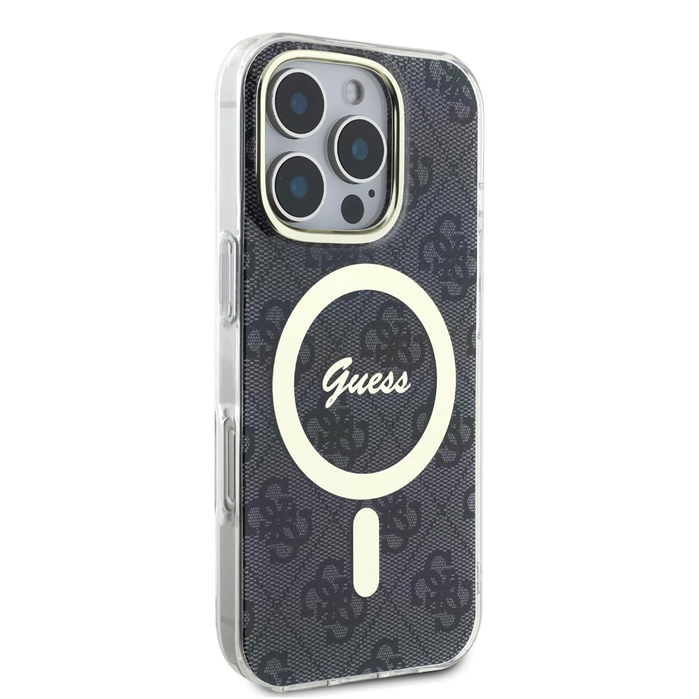 MagSafe-deksel for Apple iPhone 16 Pro Max, Guess, IML 4G, Svart