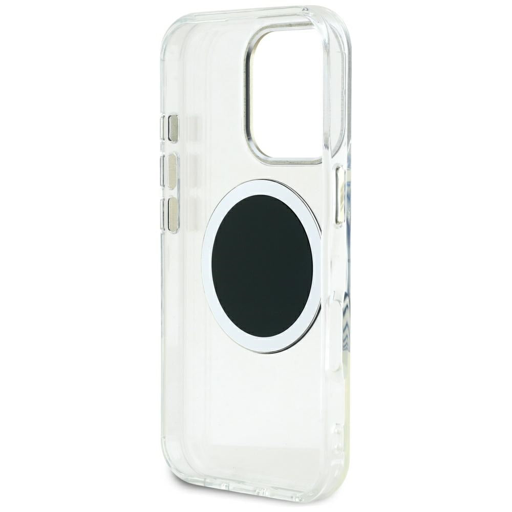 MagSafe-deksel for Apple iPhone 16 Pro Max, Guess, IML Metal Colored Circle, Svart
