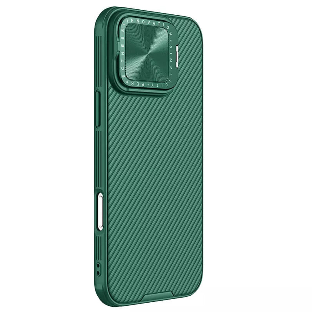 MagSafe-deksel for Apple iPhone 16 Pro Max, Nillkin, CamShield Prop, Grønn