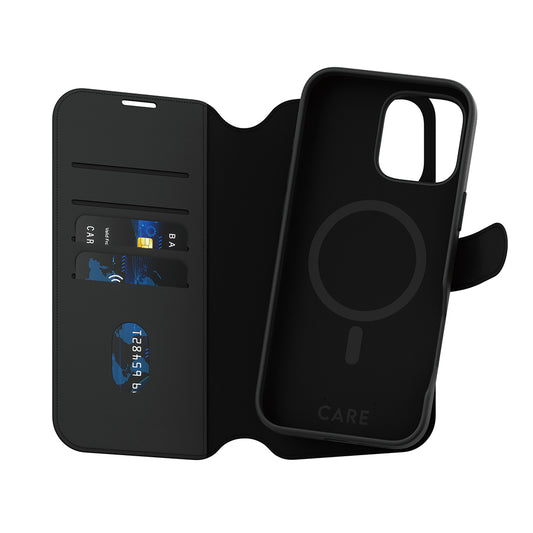 MagSafe-deksel for Apple iPhone 16 Pro Max, PanzerGlass, Care Feature Tango Two-in-One, Svart