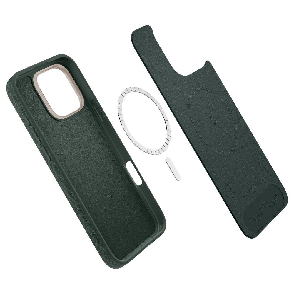 MagSafe-deksel for Apple iPhone 16 Pro Max, Spigen, Cyrill Kajuk, Satenggrønn ACS08398