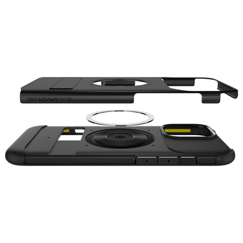 MagSafe-deksel for Apple iPhone 16 Pro Max, Spigen, Slim Armor, Svart