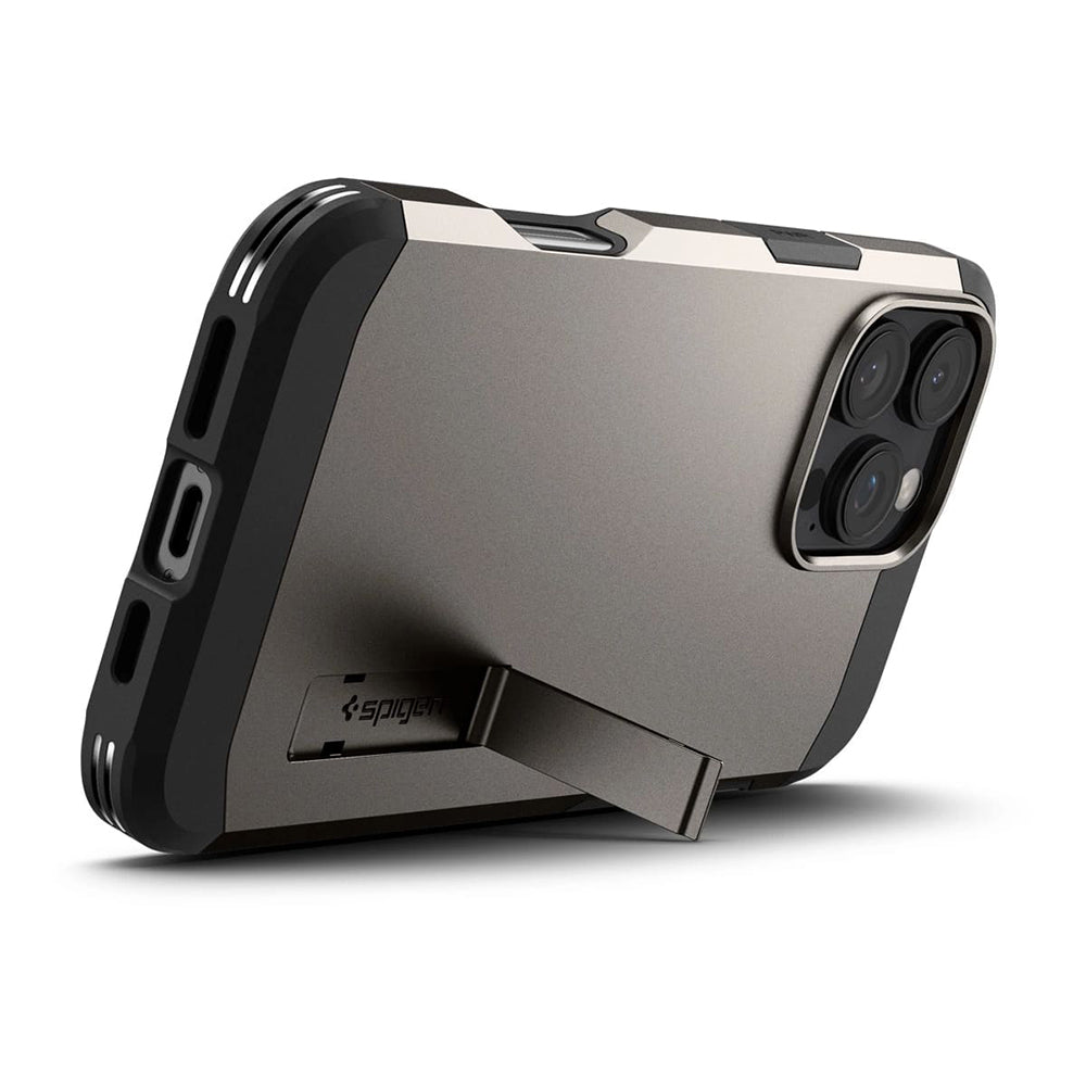 MagSafe-deksel for Apple iPhone 16 Pro Max, Spigen, Tough Armor, Grå ACS08012