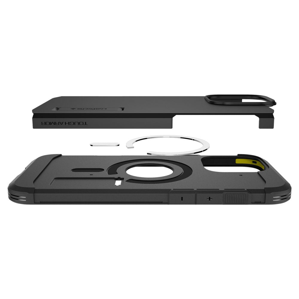 MagSafe-deksel for Apple iPhone 16 Pro Max, Spigen, Tough Armor, Svart