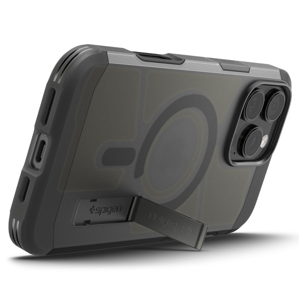 MagSafe-deksel for Apple iPhone 16 Pro Max, Spigen, Tough Armor, Satin Black ACS09070