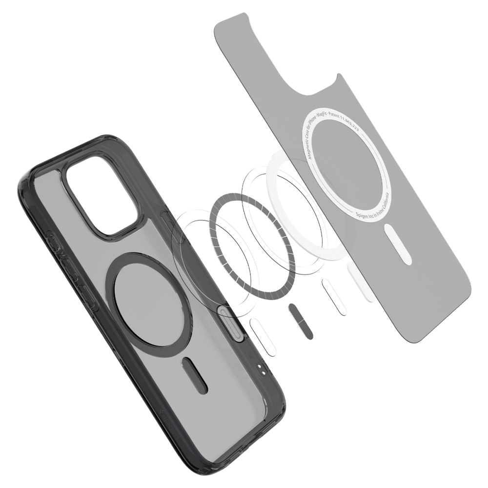 MagSafe-deksel for Apple iPhone 16 Pro Max, Spigen, Ultra Hybrid T, Satinert Svart ACS08507