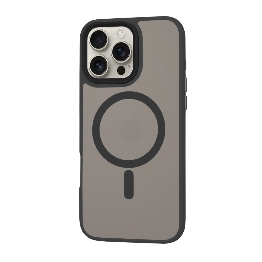 MagSafe-deksel for Apple iPhone 16 Pro Max, Techsuit, HaloFrost, Svart