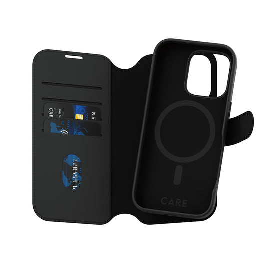 MagSafe-deksel for Apple iPhone 16 Pro, PanzerGlass, Care Feature Tango Two-in-One, Svart